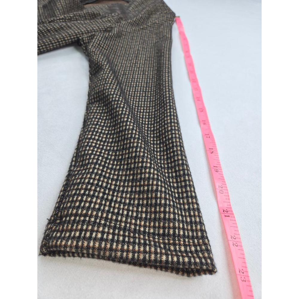 Women's Cleo Petite Brown Black Plaid Blazer Jacket 14P - Picture 5 of 6
